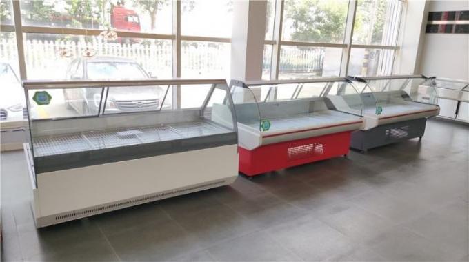 Baril commercial 10 Tray Curved Glass du congélateur 6 d'étalage de crème glacée 7