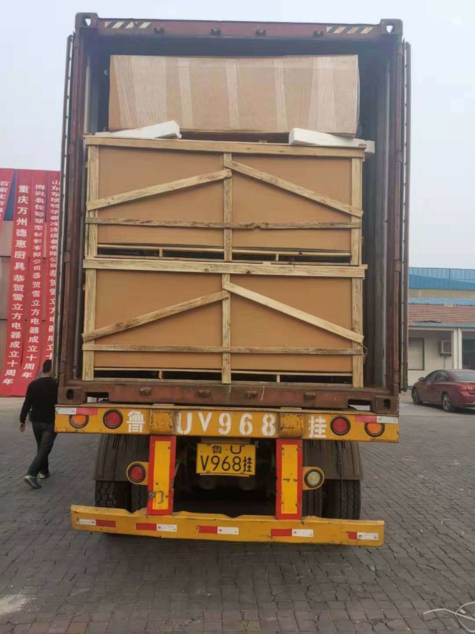 Armoire en verre réfrigérée à refroidissement par air verticale 12 de boisson de grande capacité de trois portes