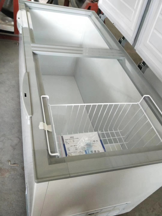 Congélateur horizontal un congélateur pour frigorifier la nourriture fraîche et la viande Direct refroidissant 11