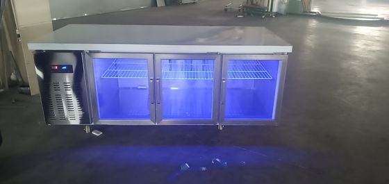 Stainless Steel Fridge Freezer With Water Dispenser