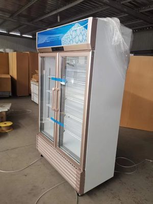 Gold Series Double Door Refrigerator Glass Door