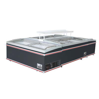 commercial glass freezer glass top freezer