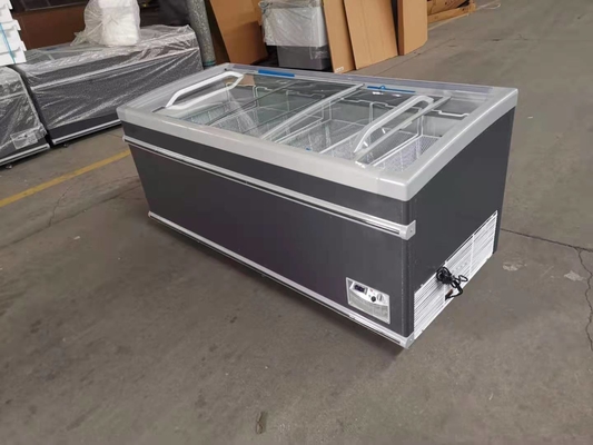 commercial glass freezer glass top freezer
