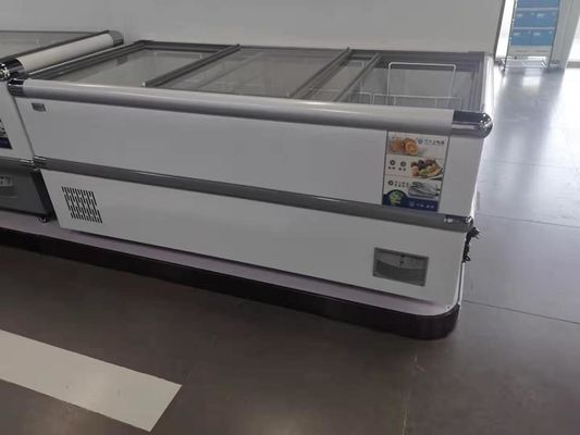 588L Supermarket Island Freezer 21 Cu Ft 1.6m 1.8m 2.0m 2.5m