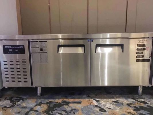 470L Stainless Steel Freezers 17 Cu Ft , Commercial Undercounter Refrigerator Freezer