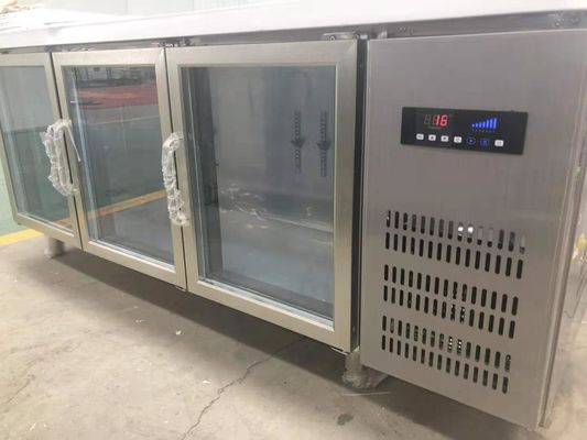 Commercial Glass Door Display Freezers 470L 17 Cu Ft