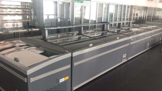 Digital Control Sliding Door Chest Freezer 220V Auto Defrost