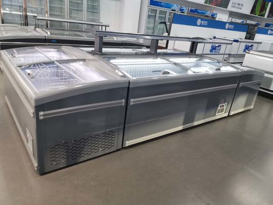 Digital Control Sliding Door Chest Freezer 220V Auto Defrost