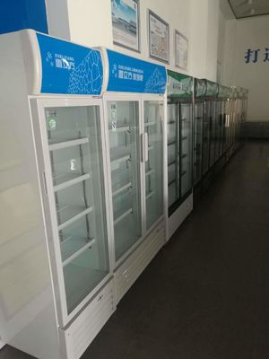 Double glass doors Economic display type refrigerate and preserve freshness beer cabinet for drinks