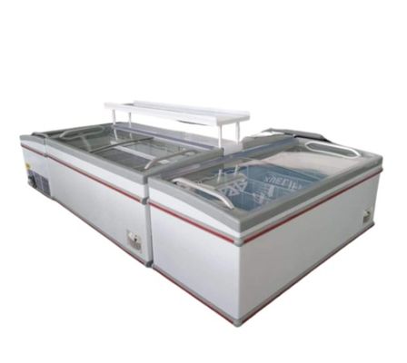 Special large capacity freezer refrigeration facilities for white supermarket