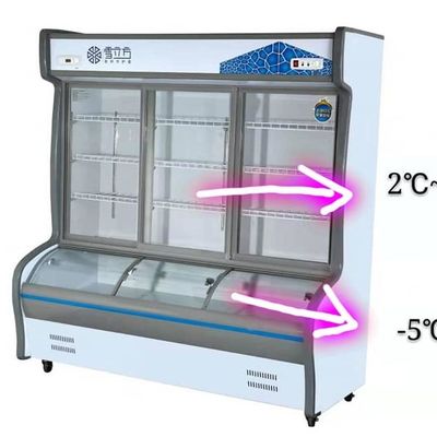 Food and beverage order counter Dishes restaurant barbecue refrigerator crisper refrigerated frozen vegetables