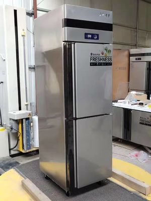 Single Door Stainless Steel Small Fresh Freezer Household for Food Meat