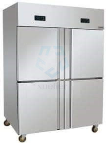 4 Doors Commercial Stainless Steel Upright Freezer 900L 32 Cu Ft