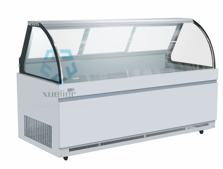 Dual Temperature Commercial Deli Refrigerator Painted Steel 220V